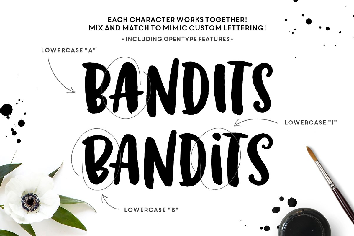 Ink Bandits Duo Font