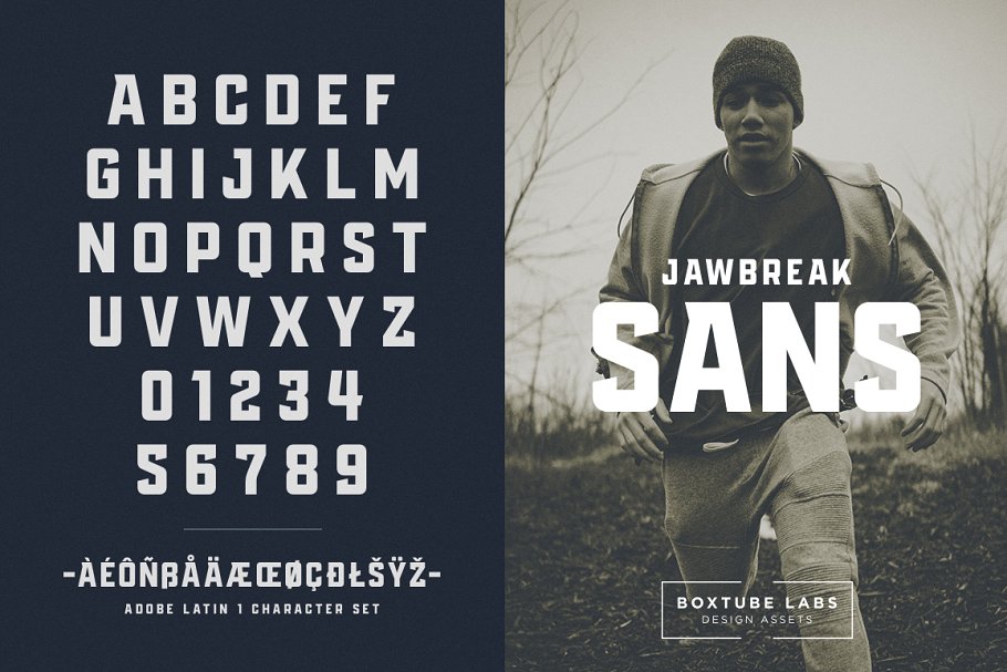 Jawbreak   Display Font Free Download