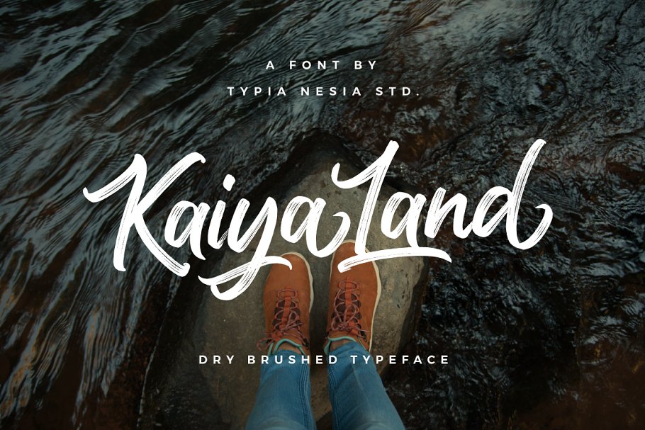 KaiyaLand Brush Font