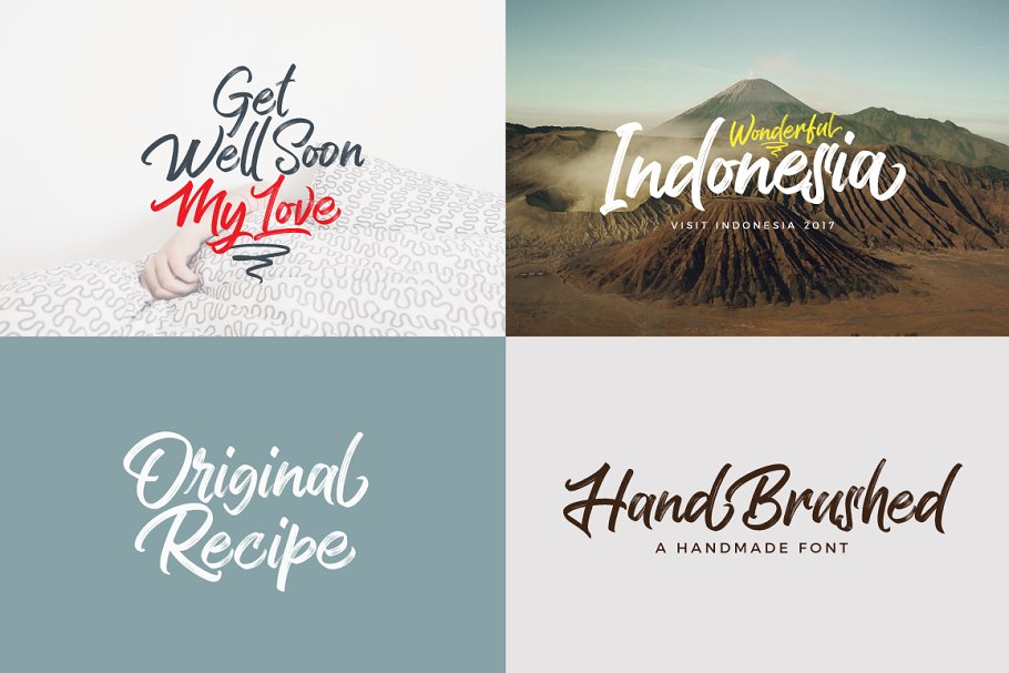 KaiyaLand Brush Font