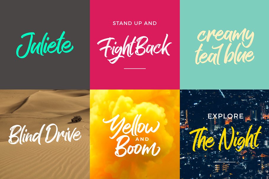 KaiyaLand Brush Font