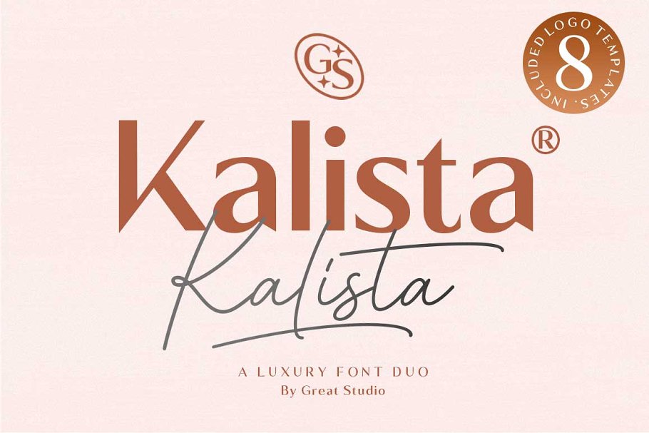 Kalista Duo Logo Font