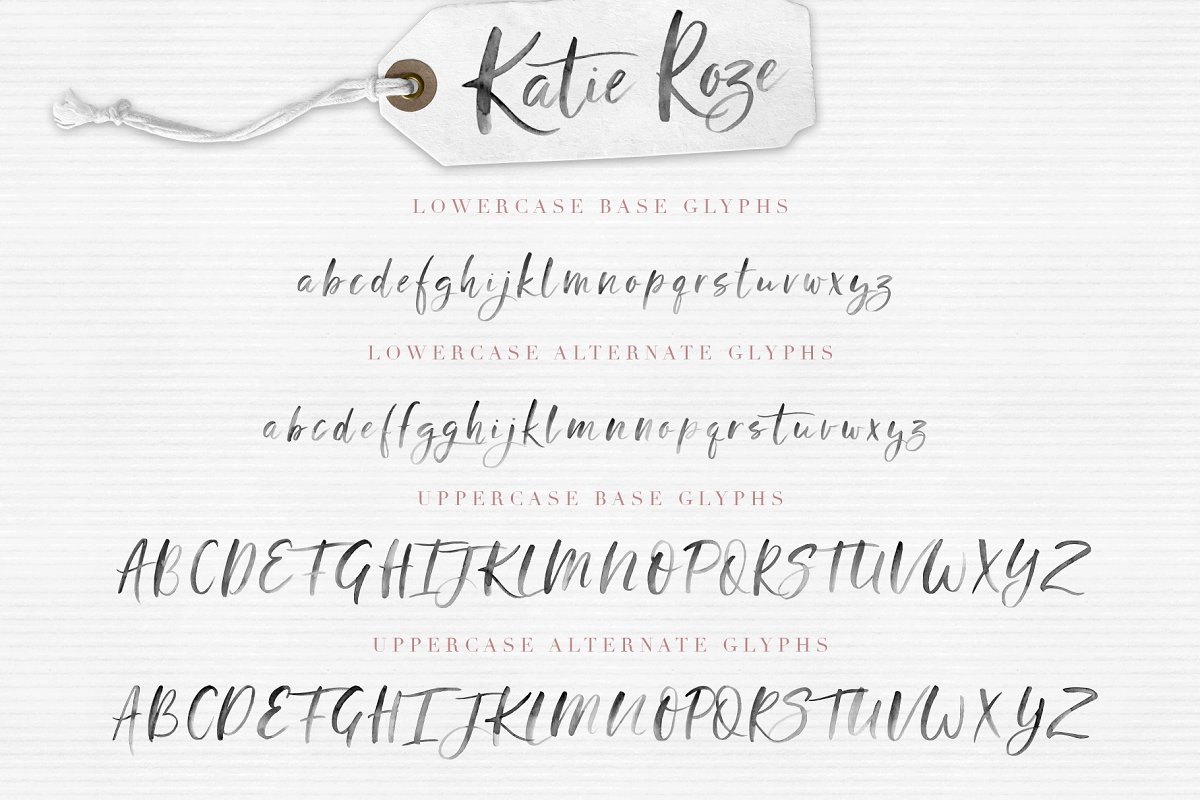 Katie Roze Watercolor Font Free Download