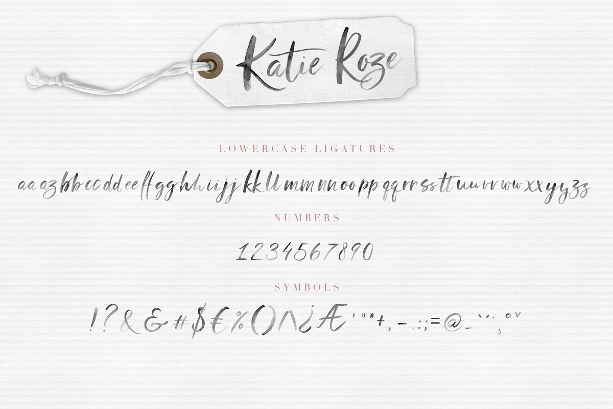 Katie Roze Watercolor Font Free Download