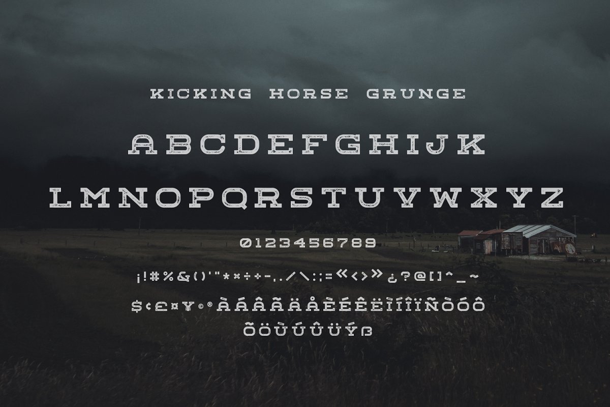 Kicking Horse   4 Font Family Free Download