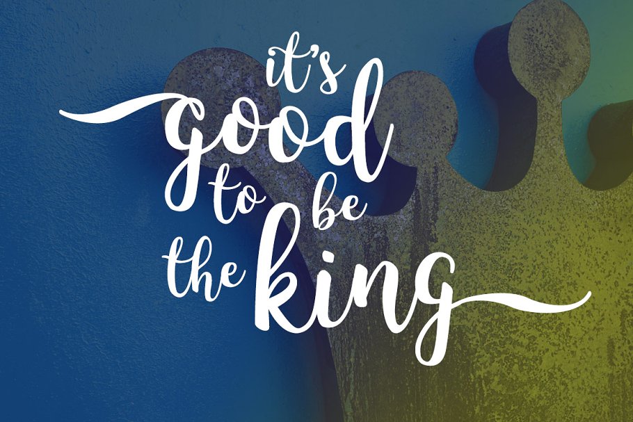 King Basil handmade brush Font