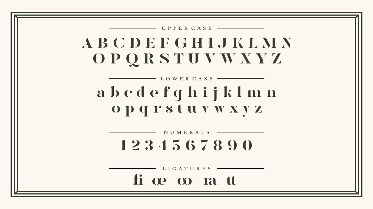 Kinlock Elegant Stencil Serif Font