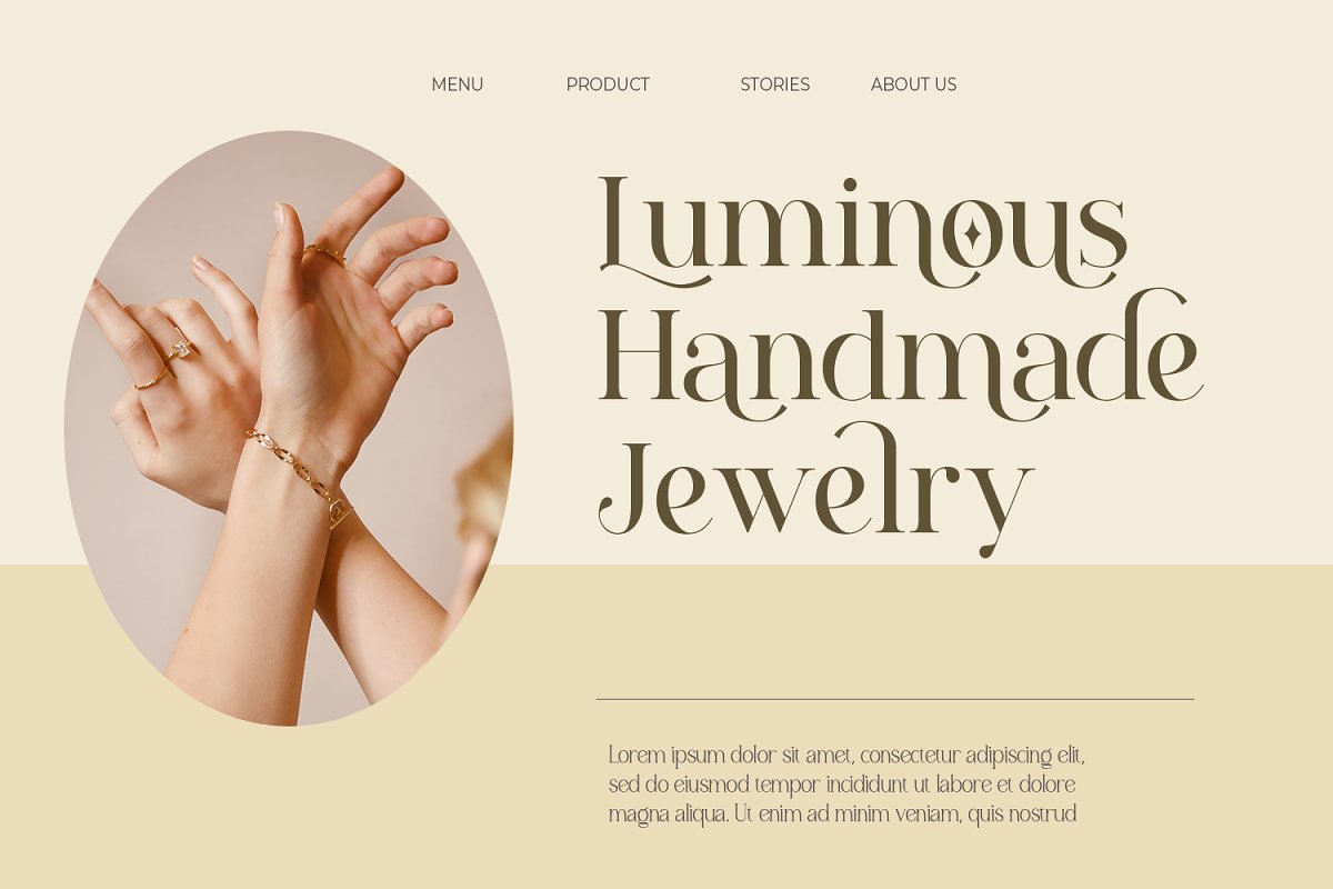 LUNARY Beauty Elegant Serif Font