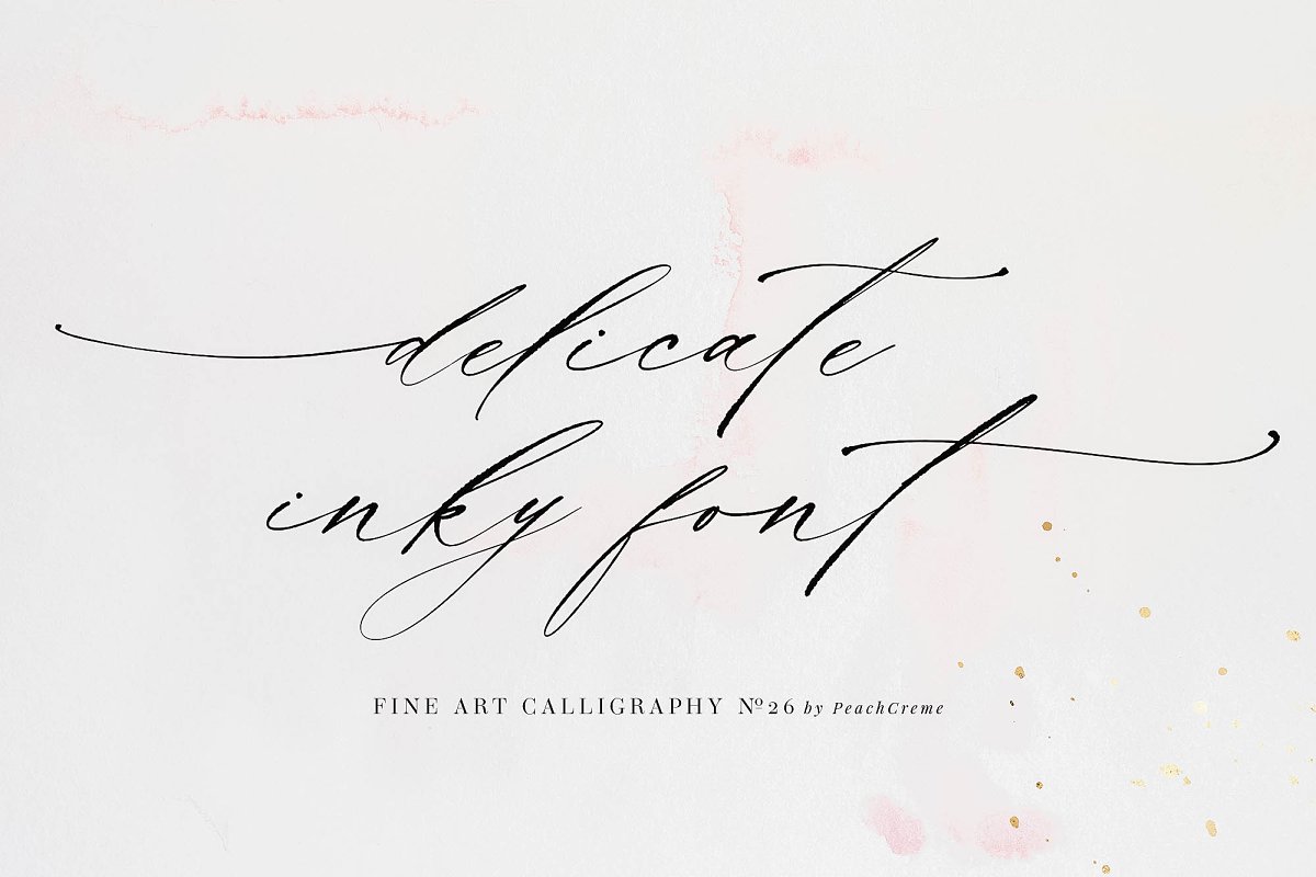 La Bohemia Fine Art Calligraphy Font