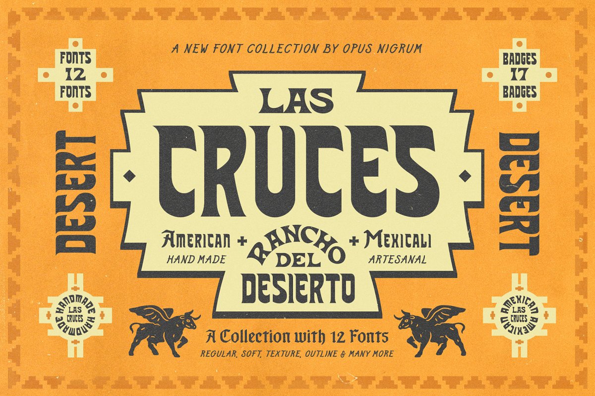 Las Cruces Collection Extras Font
