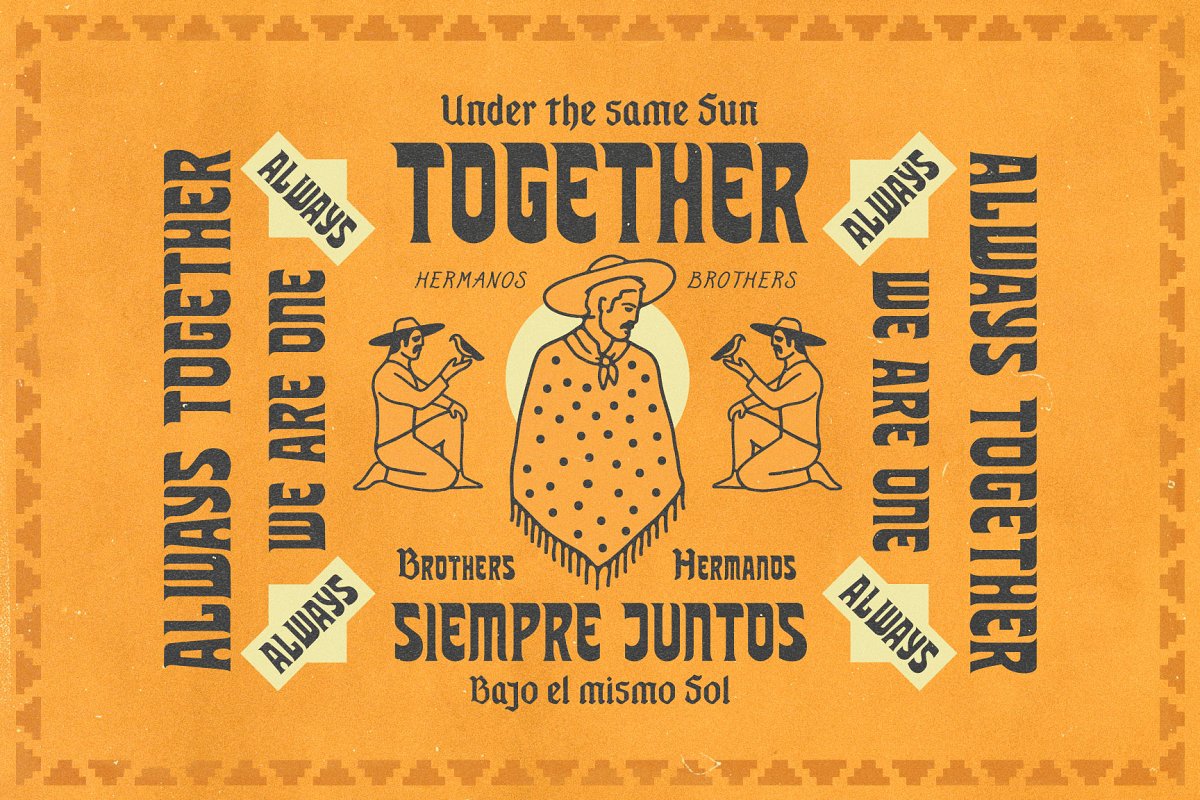 Las Cruces Collection Extras Font