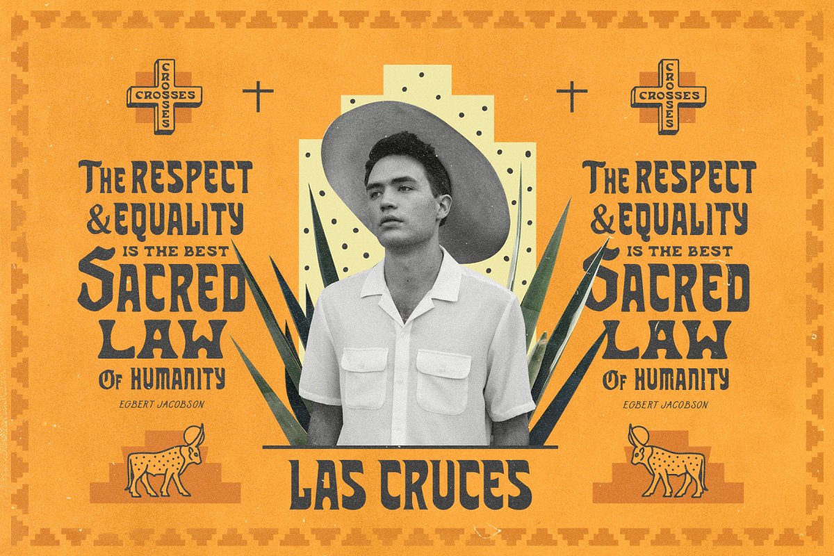 Las Cruces Collection Extras Font