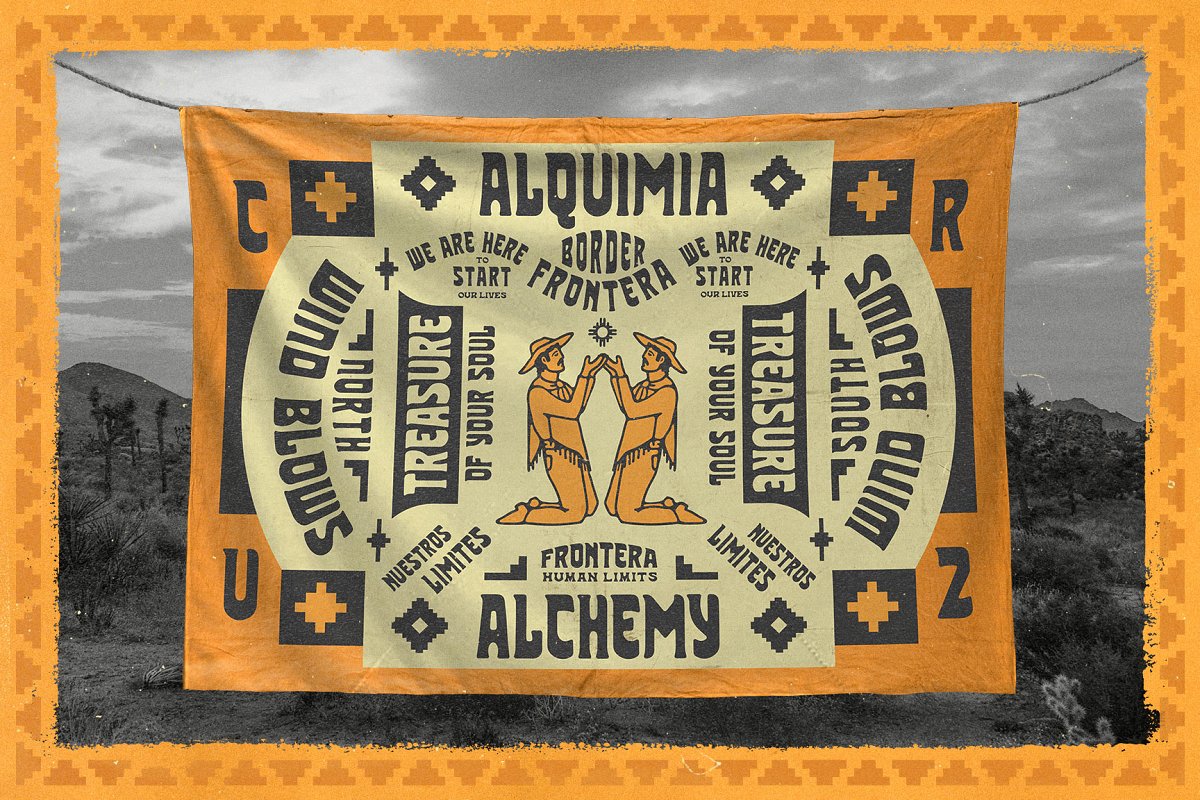 Las Cruces Collection Extras Font