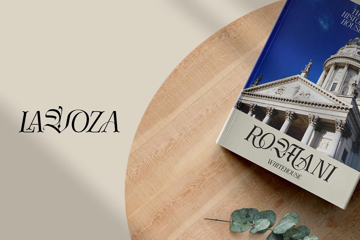 Lavoza typeface Font