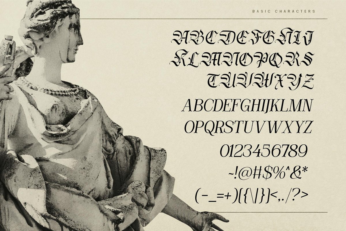 Lavoza typeface Font