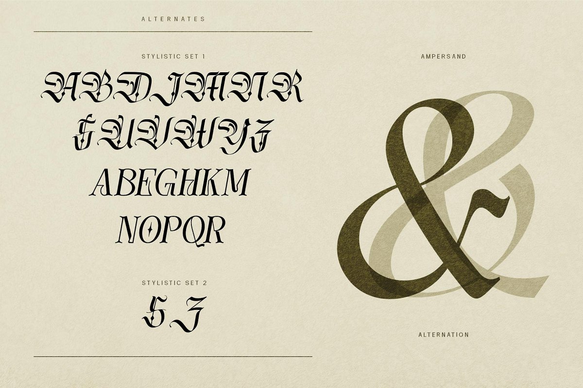 Lavoza typeface Font