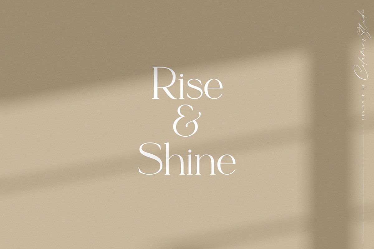 Le Grand Serif Ligature Font