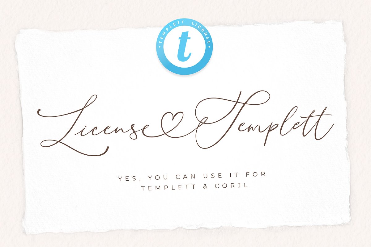 Little Love for Templett & Corjl Font Free Download