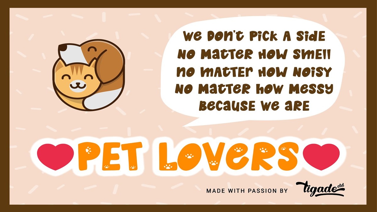 Little Paws Adorable Cat Dog Font