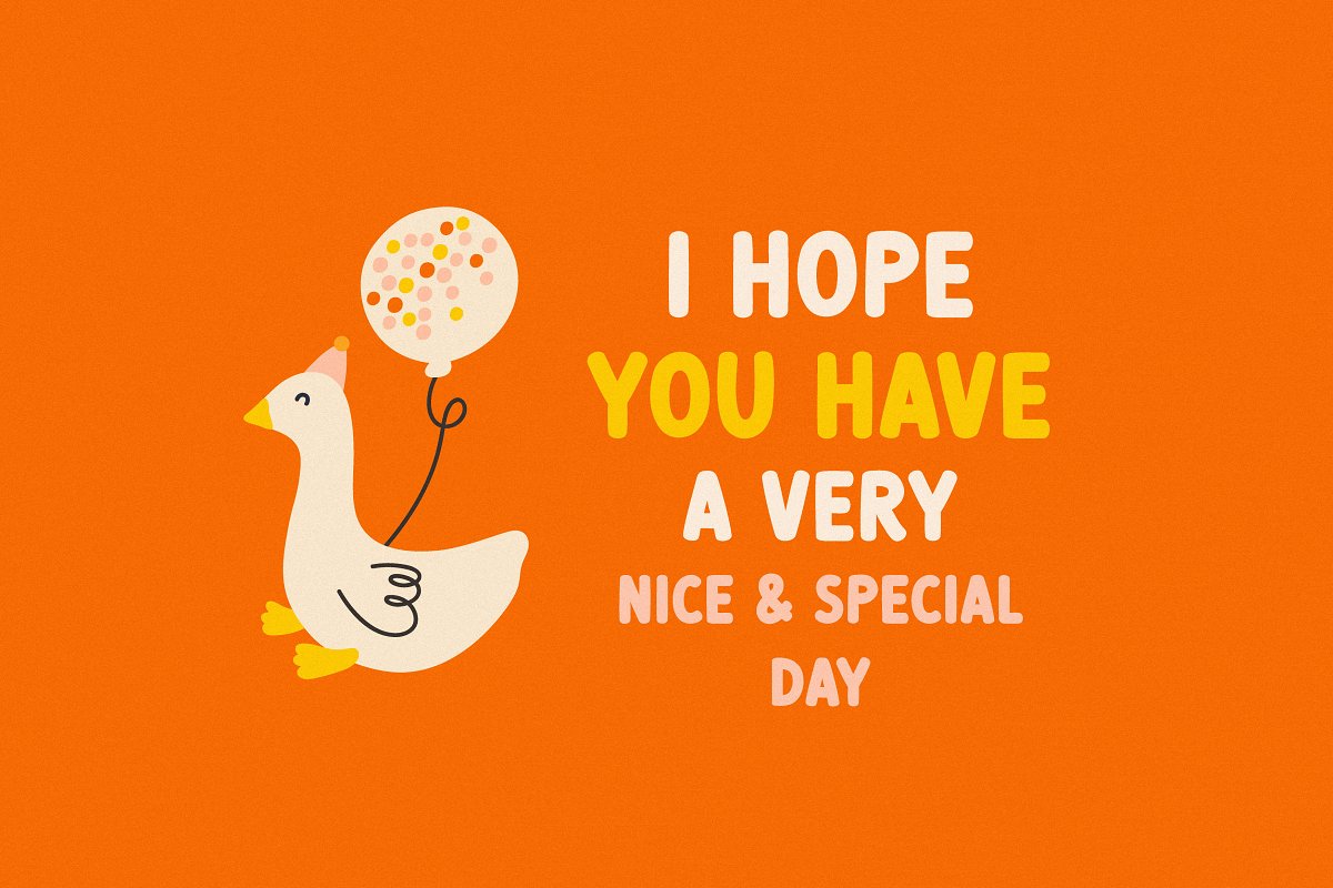 Little goose Cute Font