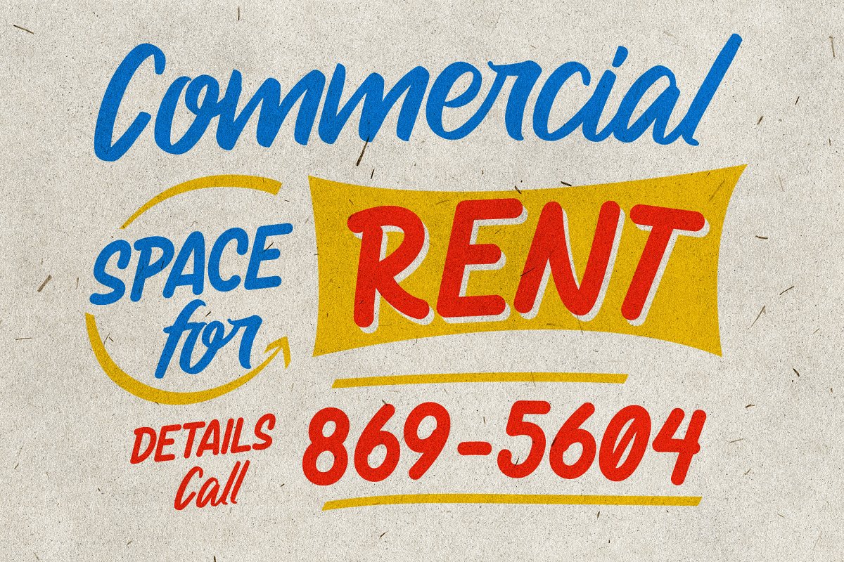 Local Groceries   Vintage Sign Duo Font Free Download