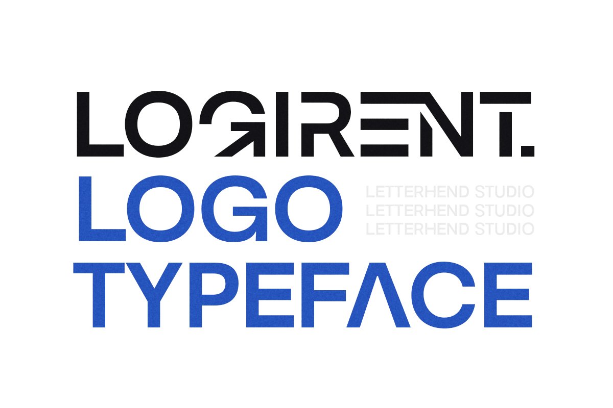 Logirent   Logo Typeface Font Free Download