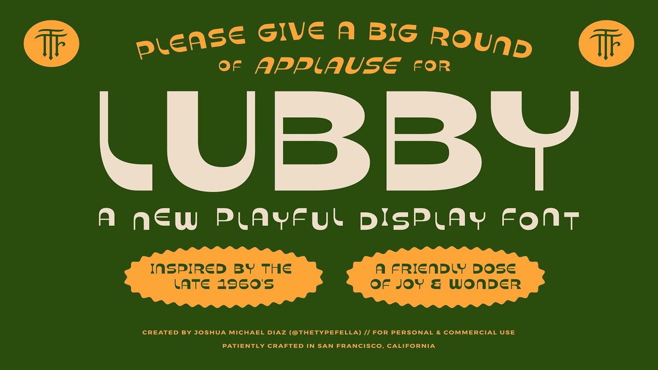 Lubby Display Font