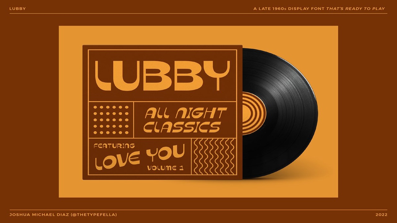 Lubby Display Font