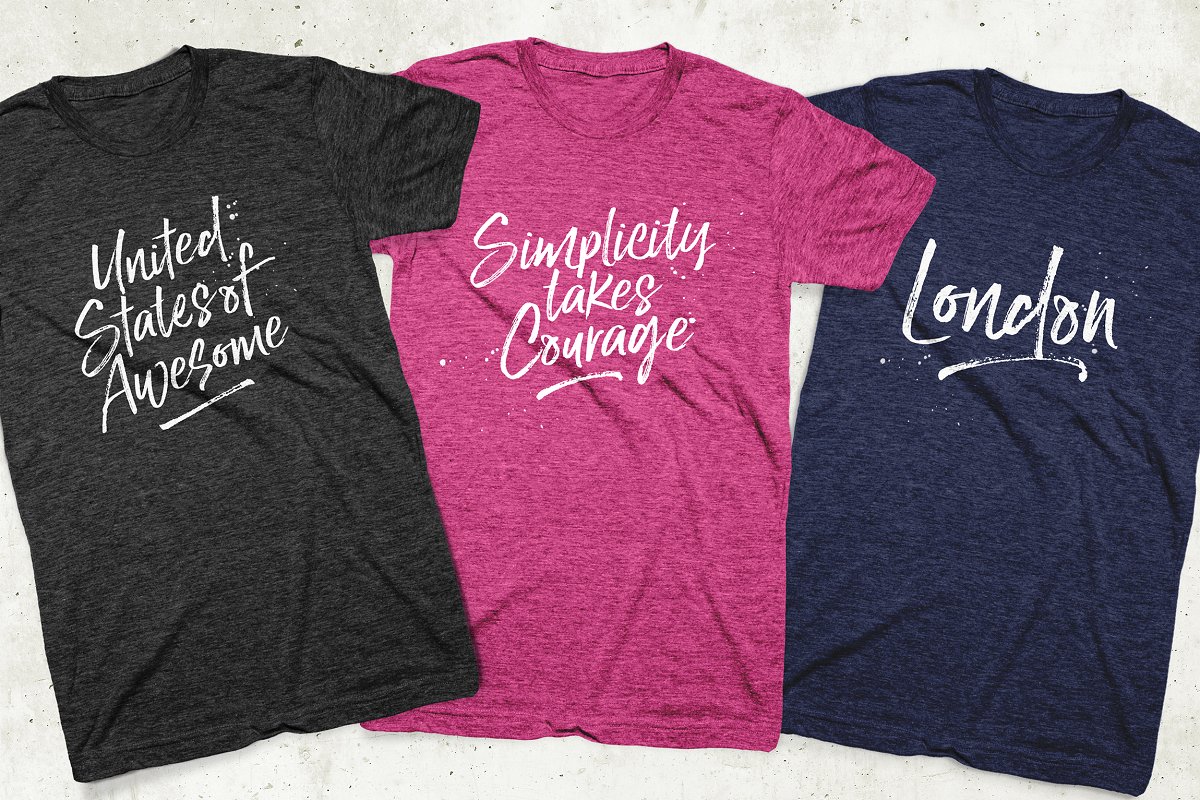 Lucky Fellas Brush Script Extras Font