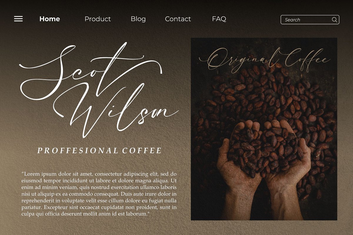 Luxury Modish Modern Calligraphy Font