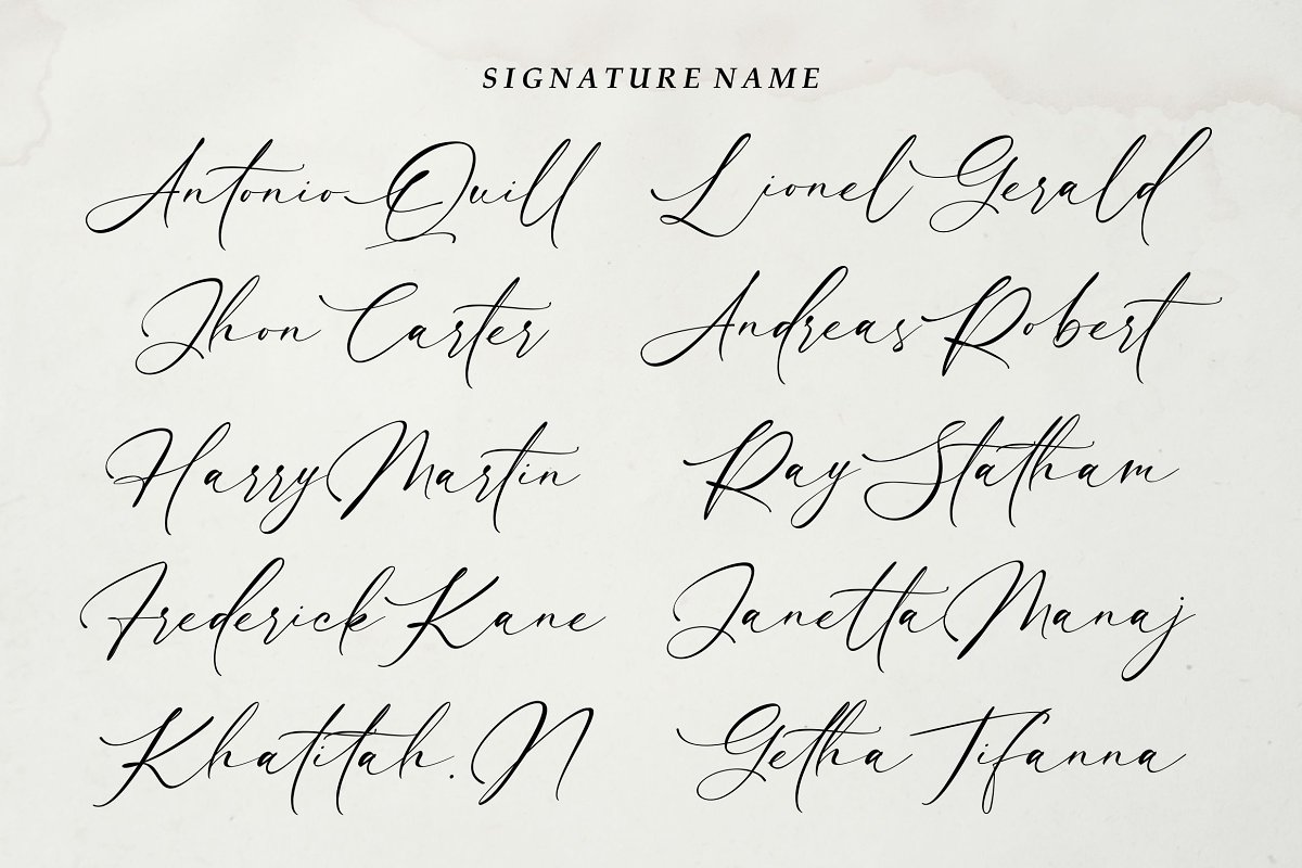 Luxury Modish Modern Calligraphy Font