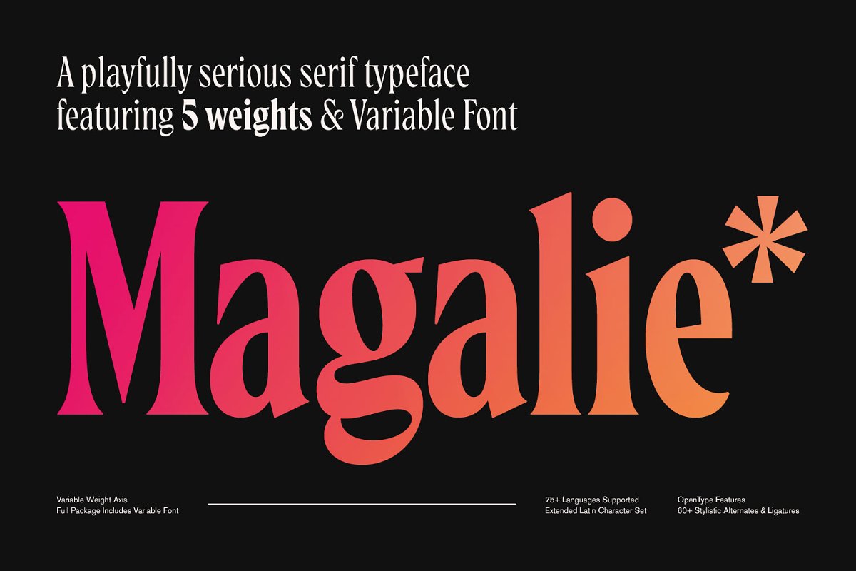 Magalie Typeface Font Free Download