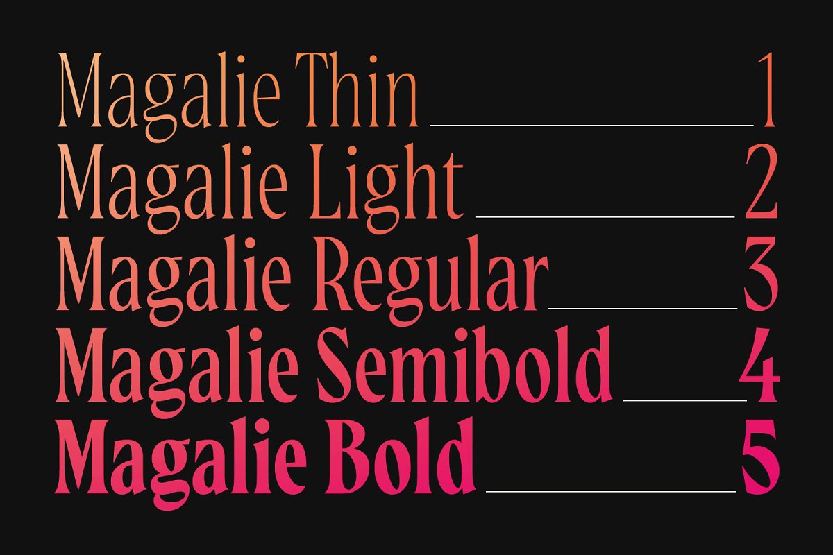 Magalie Typeface Font Free Download