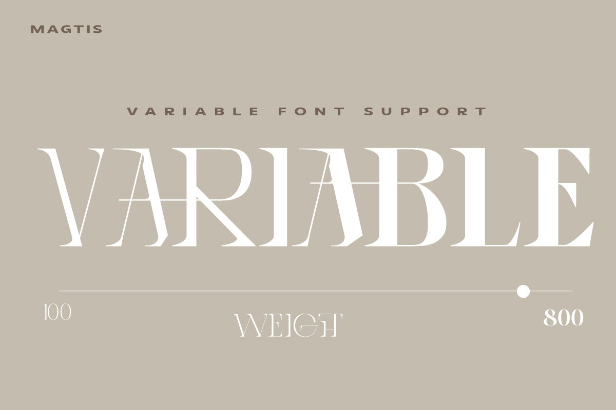 Magtis Display Family Font