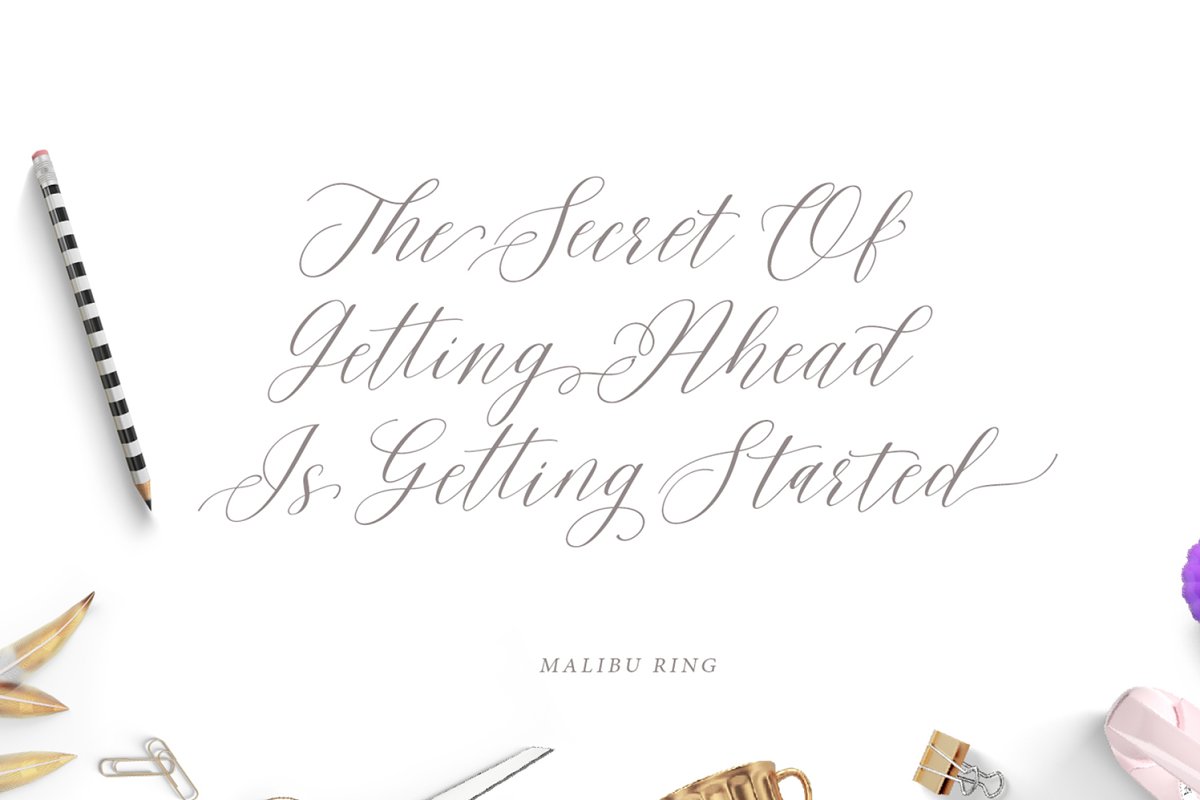 Malibu Script Font