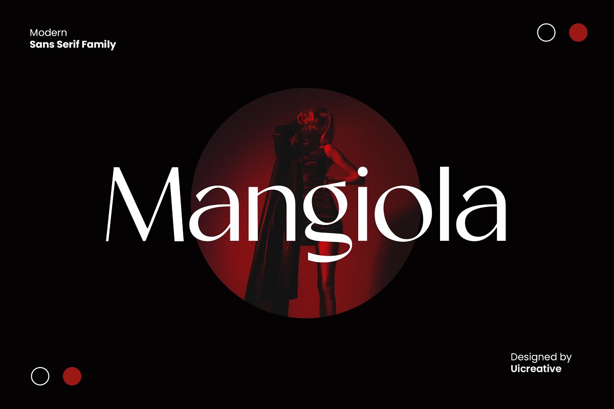 Mangiola Modern Sans Serif Font Free Download