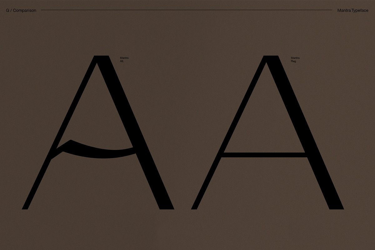 Mantra Typeface mantratype Font