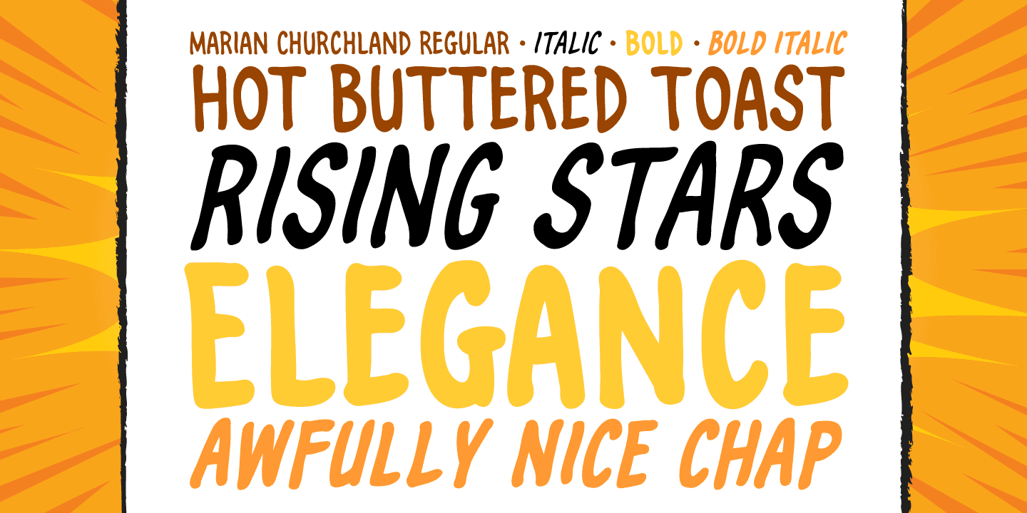 Marian Churchland Font