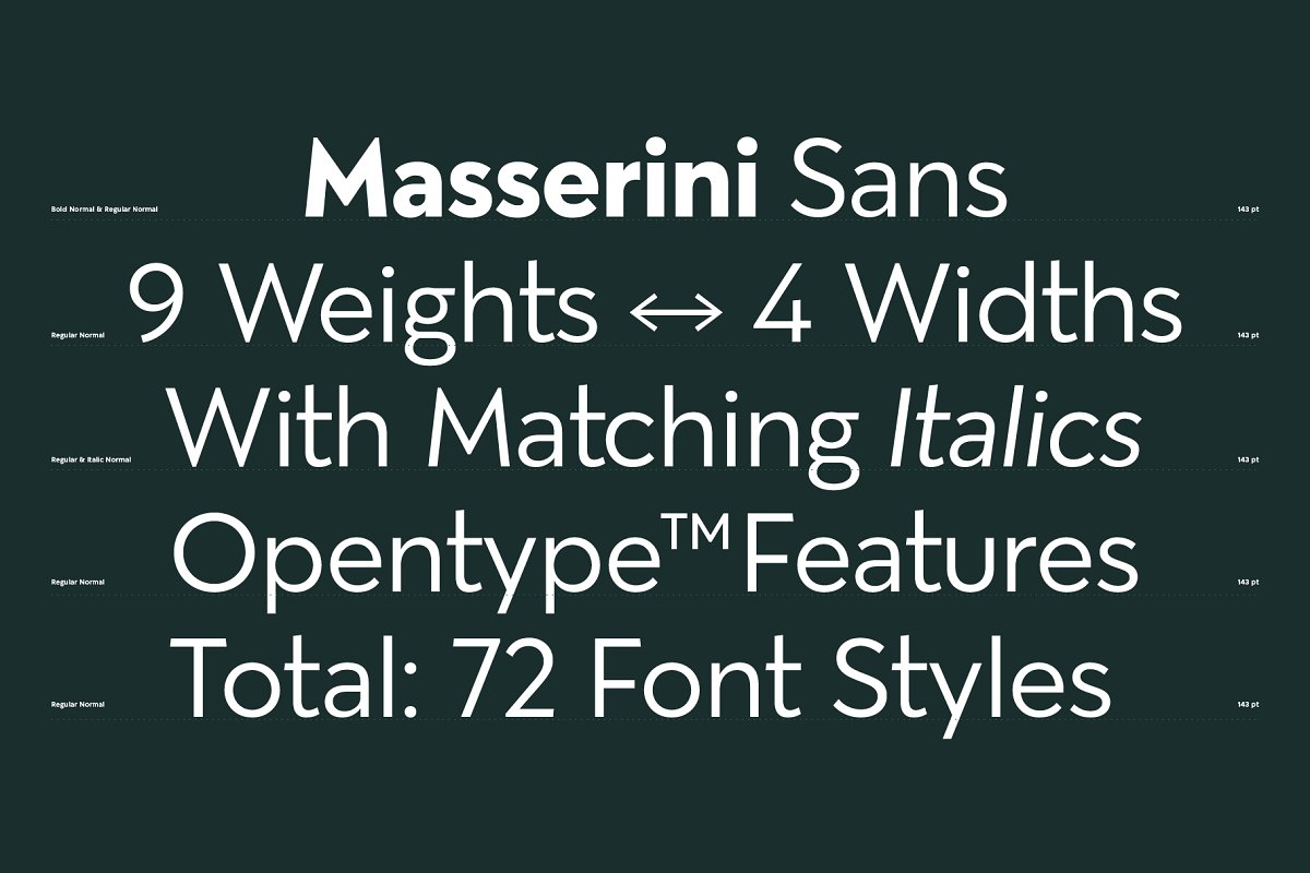 Masserini Superfamily Font