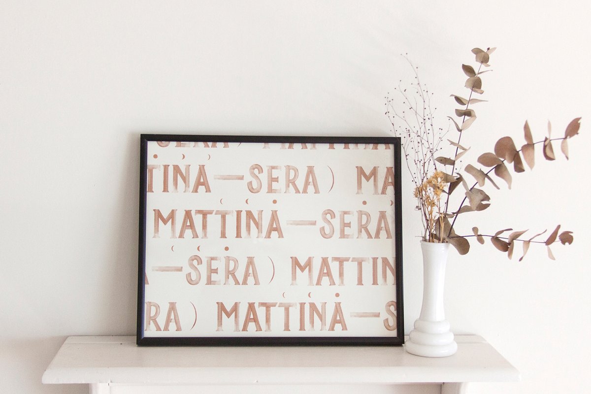 Mattina Sera SVG Font