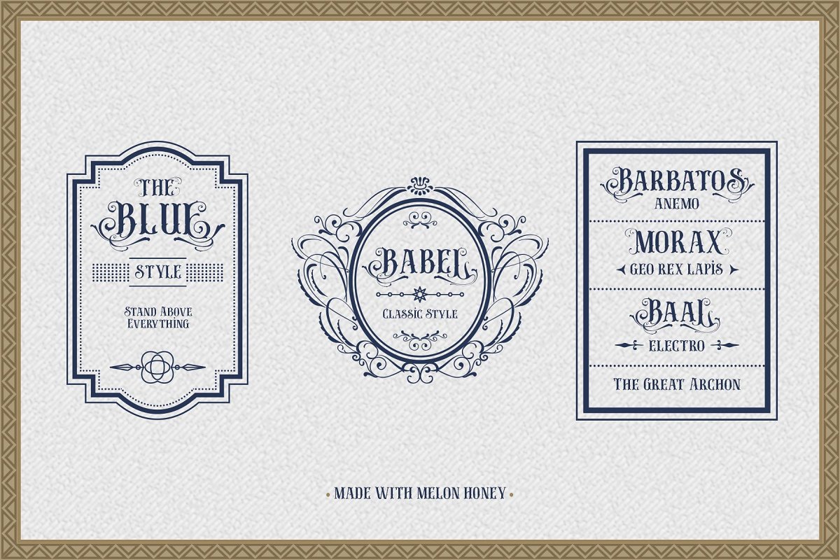 Melon Honey Typeface Font