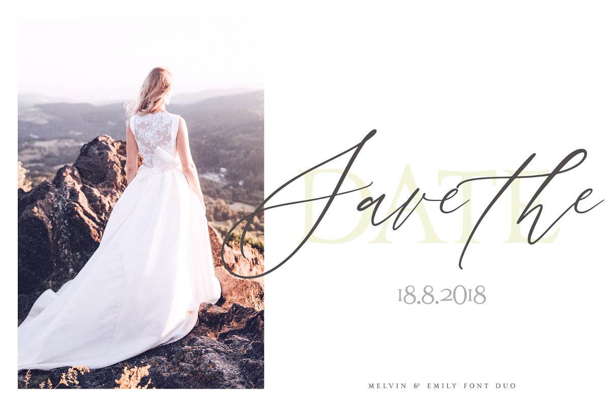 Melvin and Emily Duo Font