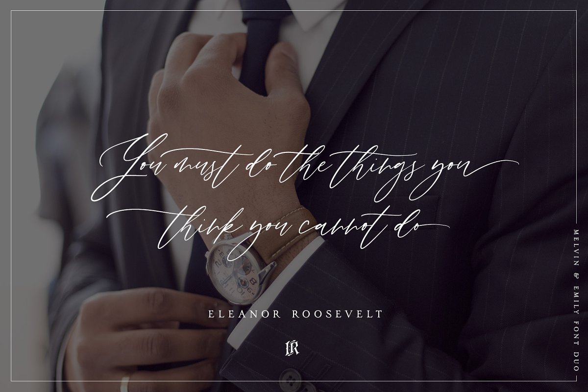 Melvin and Emily Duo Font