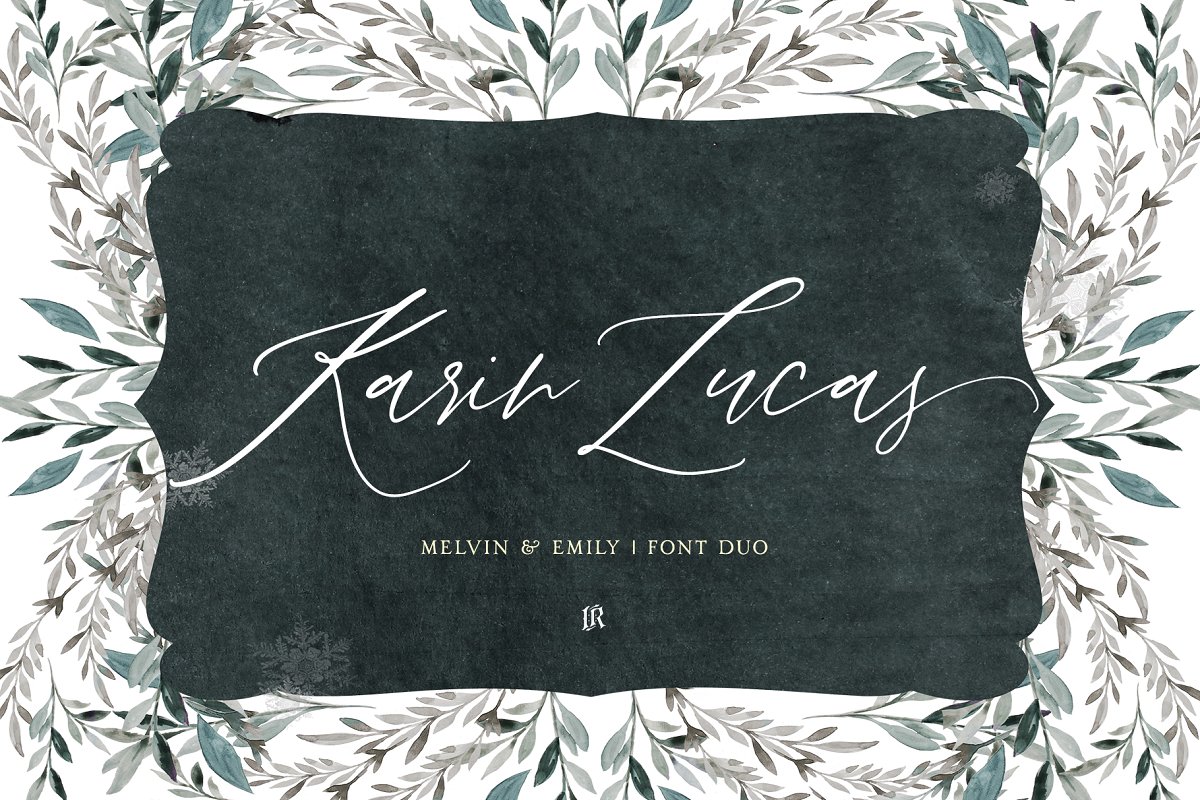 Melvin and Emily Duo Font