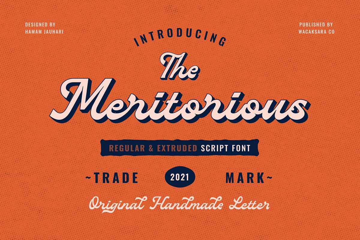 Meritorious Script Font Free Download