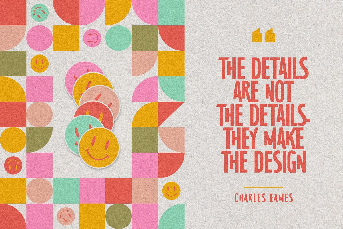 MidCentury Typeface Extras Font