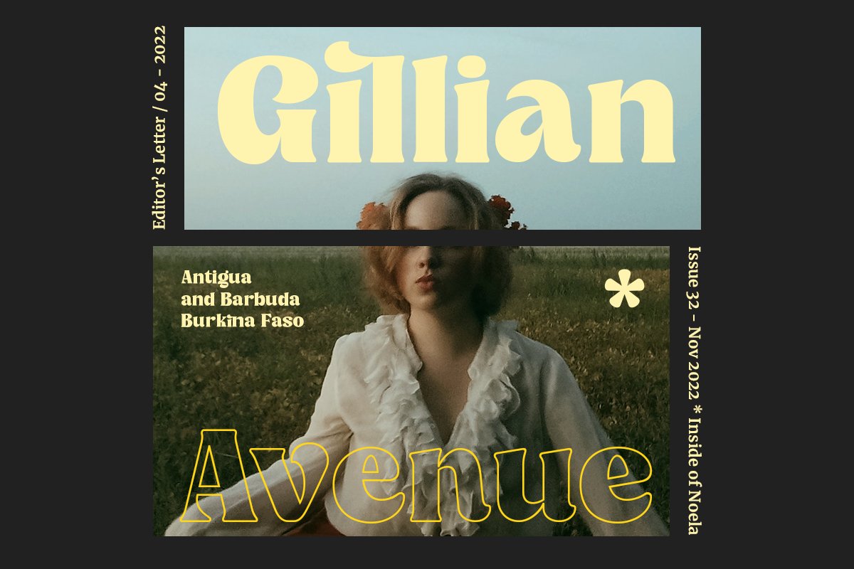 Minya Retro Outline Version Font