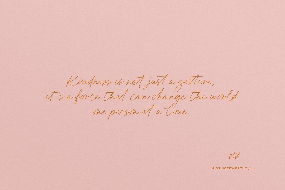 Miss Noteworthy handwritten font Free Download