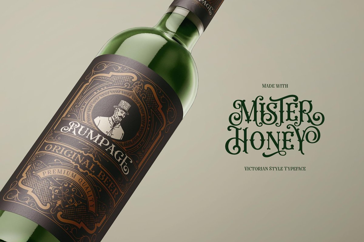 Mister Honey Typeface Font