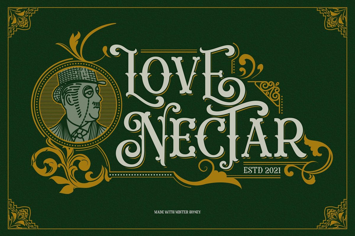 Mister Honey Typeface Font